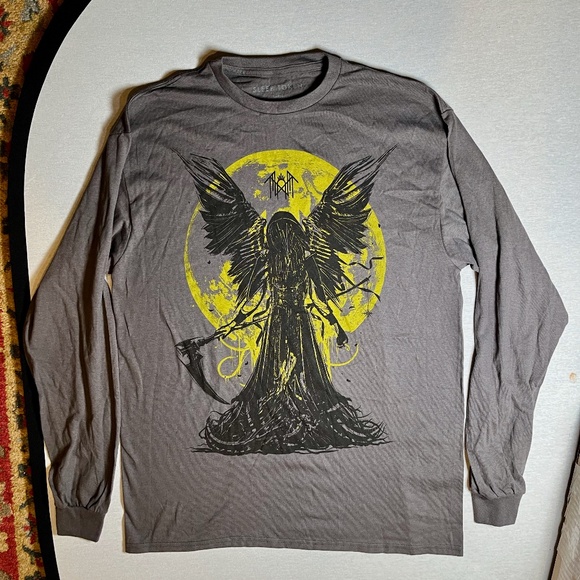Sleep Token Reaper, Long Sleeve Post-Metal Music Vintage Style T-Shirt, Size L - Picture 1 of 1